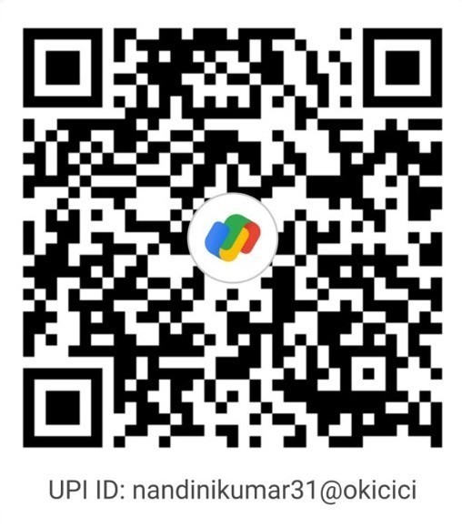 UPI QR Code - Nandini Kumar - Scan to pay ₹499